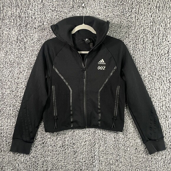Adidas X 007 James Bond Track Jacket Black S $120 No Time To Die Spectre - Picture 1 of 12